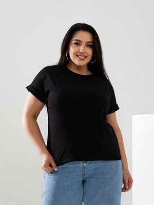 Женская футболка цвет черный 432362 432362 фото