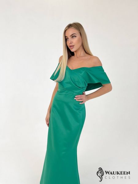 Женское вечернее платье корсет зеленого цвета 372849 372849 фото