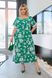 Жіноча вільна сукня із софту колір зелений р.50/52 455130 455130 фото 3