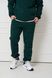 Чоловічий теплий спортивний костюм колір зелений р.2XL 448682 448682 фото 4