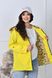 Жіноча куртка колір жовтий р.48/50 408550 408550 фото 5