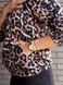 Жіноча кофта-куртка колір коричневий принт леопард р.46/50 443264 443264 фото 6