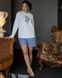 Жіноча піжама із шортами «Teddy» колір блакитний р.S 453207 453207 фото 2
