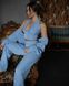 Жіночий піжамний костюм трійка «Dominica» колір блакитний р.L 453327 453327 фото 2