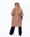 Женская куртка-пальто из плащевки цвет капучино р.56 377551 377551 фото 3