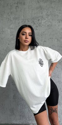 Жіноча футболка колір білий р.M 455875 455875 фото