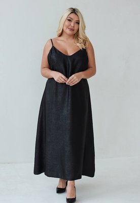 Женское платье комбинация цвет черный р.50/52 448782 448782 фото