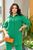 Женский костюм рубашка и брюки цвета трава р.44/46 432141 432141 фото