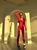 Жіночий костюм легінси топ та кофта колір малина р.42/44 451029 451029 фото