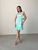 Женское платье из прошвы цвет мятный 437874 437874 фото