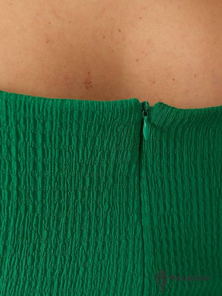 Жіноча вільна сукня колір зелений р.48/50 455109 455109 фото