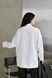 Жіноча блуза із софту колір білий р.60/62 452866 452866 фото 6