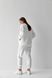 Жіночий костюм худі+джогери колір білий р.L 441445 441445 фото 2