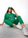 Жіночий спортивний костюм двійка зеленого кольору р.46/48 363257 431537 фото 2
