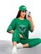 Жіночий спортивний костюм двійка зеленого кольору р.46/48 363257 431537 фото 3