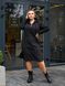 Жіноча сукня вільного крою колір чорний р.48/50 445089 445089 фото 2