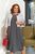 Женское платье графитового цвета и болеро серое из крепкостюмки р.50/52 406350 289852 фото