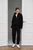 Жіночий костюм із стійкою колір чорний р.L 451258 451258 фото