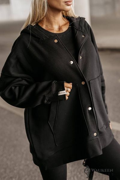 Жіночий костюм трійка колір чорний р.50/52 444073 444073 фото