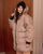 Женская теплая куртка цвет капучино р.50/52 444997 444997 фото
