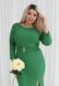 Жіноча сукня приталеного крою колір зелений р.48/50 451540 451540 фото 3