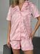 Жіночий домашній костюм шорти та сорочка колір рожевий р.42/44 454856 454856 фото 2