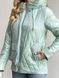 Женская теплая куртка с капюшоном цвет мята р.L 450302 450302 фото 9