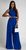 Жіночий костюм-двійка колір синій р.42 453578 453578 фото