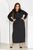 Жіноча ангорова сукня колір чорний р.64/66 434293 434290 фото