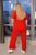 Жіночий костюм-двійка колір червоний р.48/52 459088 459088 фото