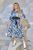 Жіноча вільна сукня із софту колір синій р.54/56 449958 449958 фото