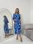Жіноча сукня із шовкового софту колір синій р.42/44 454124 454124 фото