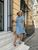 Жіноча сукня із шовкового софту колір синій р.42/44 459619 459619 фото