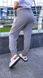 Жіночі льняні штани колір сірий р.48/50 455571 455571 фото 3