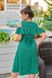 Жіноча сукня на запах колір зелений р.50/52 437013 437013 фото 1