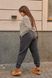Жіночі теплі спортивні штани колір графіт р.48/50 445736 445736 фото 2