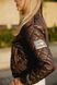 Жіноча куртка колір коричневий р.42/44 408646 408646 фото 7