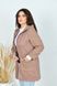 Жіноче пальто із кашеміру колір мокко р.48/50 442809 442815 фото 3