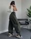 Жіночі брюки карго колір хакі р.42/44 449089 449089 фото 2