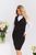 Жіночий костюм із класичною спідницею та жилетом чорного кольору розмір 374362 382280 фото