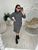 Жіночий замшевий костюм зі спідницею колір графіт р.54/56 446589 446589 фото