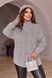 Жіночий светр із високим горлом колір сірий р.48/50 447407 447407 фото 1