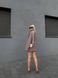 Жіночий костюм двійка піджак з шортами колір мокко р.42/44 456255 456255 фото 5