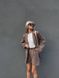 Жіночий костюм двійка піджак з шортами колір мокко р.42/44 456255 456255 фото 9