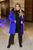 Жіноча двостороння куртка весна-осінь чорно-синя р.50/52 396416 396418 фото