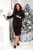Женский ангоровый костюм кофта и юбка черного цвета 387214 387216 фото