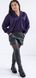 Жіноча сорочка із шовку армані колір фіолетовий р.44/48 446628 446628 фото 3