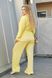 Жіночий костюм колір жовтий р.52/54 408455 408455 фото 3