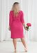 Жіноча сукня приталеного крою колір рожевий р.48/50 451539 451539 фото 4