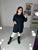 Жіноча сукня-туніка з ангори колір чорний р.50/52 447104 447104 фото